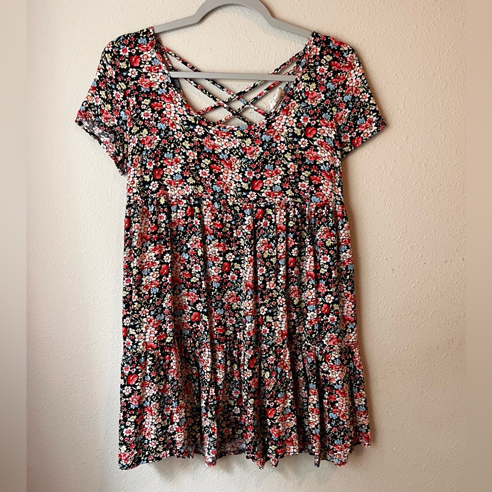 Women’s ‘LA Hearts’ Mini Floral Dress